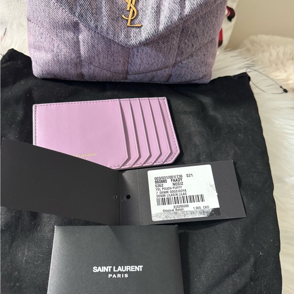 Brandnew YSL pouch puffy denim - Picture 11 of 12